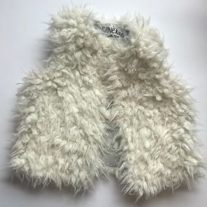 Faux fur vest